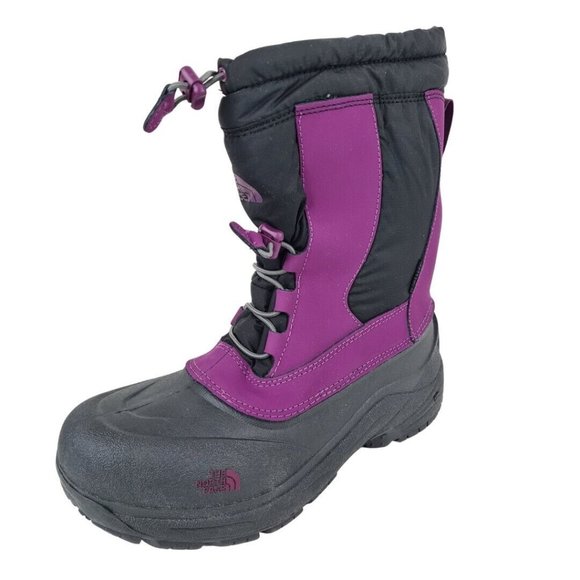 The North Face Alpenglow II Waterproof Winter Boot SZ 5 Girl = 6.5 Women